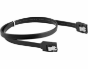 LANBERG SATA III datový kabel (6GB/S) F / F 50cm, kovová západka, černý CA-SASA-14CU-0050-BK LANBERG SATA III datový kabel (6GB/S) F / F 50cm, kovová západka, černý