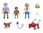 Prarodiče s vnukem Playmobil, Život ve městě, 14 dílků | ...