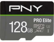 Karta PNY PRO Elite MicroSDXC 128 GB Class 10 UHS-I / U3 A1 V30 (P-SDU128V31100PRO-GE)