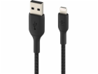 Belkin USB kabel Pletený USB kabel - Lightning 2m černý-C...