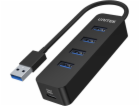 UNITEK HUB USB-A 4X USB-A 3.1, AKTIVNÍ,10W, H1117A