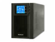 QOLTEC 53042 Qoltec Nepřerušitelný zdroj napájení On-line 1kVA 800W LCD USB