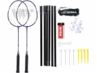 Wish Alumtec badminton racket set 4466 2 purple rackets +...