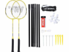 WISH Alumtec 4466 Badminton Rocket Set Yellow 2 PCS + Shu...