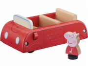 Figurka Tm Toys Sada s figurkou prasátka Peppa Dřevěné auto
