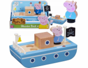 Figurka Tm Toys Sada s figurkou prasátka Peppa Dřevěná loď