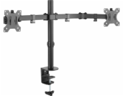 TECHLY Desk Stand for 2 Monitors with Clamp 13-32inch