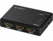 Přepínač logilink logiLink Switch HDMI 3x1-Port, 1080p/60Hz, HDCP, CEC, RC, Smal