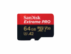 SanDisk micro SDXC karta 64GB Extreme PRO (200 MB/s Class...