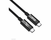 Club3D CAC-1575 USB-C, Data 20Gbps, PD 240W(48V/5A) EPR M/M, 2m Club3D kabel USB4 Gen2x2 Typ-C, Oboustranný USB-IF Certifikovaný data kabel, Data 20Gbps, PD 240W(48V/5A) EPR M/M 2m