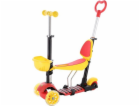 NILS FUN HLB07 4in1 children s scooter BLACK-YELLOW-RED