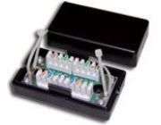 Alantec WTM06 network junction box Cat5e Black