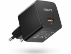 PA-Y20S Černá mini nabíječka 1xUSB-C 20W PD Power Delivery