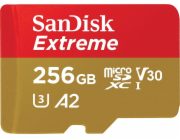 SanDisk microSDXC          256GB extreme A2 C10 V30 UHS-I U3