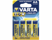 100x4 Varta Longlife Extra Mignon AA LR 6     PU master box