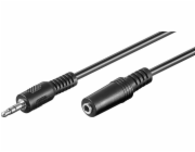 goobay audio kabel prodlužovací 3,5mm jack > 3,5mm zásuvka, prodlužovací kabel