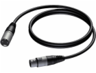 Kabel XLR samec - XLR samice 0,5 M