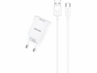 USB nástěnná nabíječka, USB-C 2.1A kabel T21