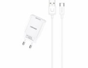 USB nástěnná nabíječka, USB-C 2.1A kabel T21