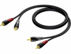 Kabel 2x RCA / Cinch Samec -2x RCA / Cinch Samec 1m