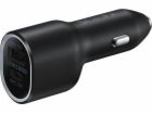 Samsung Duální autonabíječka 40W (USB,USB-C) Black