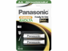 1x2 Panasonic Akku NiMH Mignon AA 2450 mAh Rechargeable E...