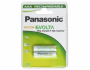 1x2 Panasonic Aku NiMH Micro AAA 750 mAh Rechargeable Evolta