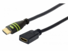 TECHLY 106862 Monitor extension cable HDMI-HDMI M/F 5m Et...