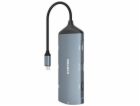 CANYON replikátor portů DS-15 8v1, 1xUSB-C PD 100W, 1xHDM...