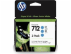 HP Ink 712 3-Pack 29ml azurový inkoust DesignJet