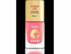 Delia Cosmetics Coral Hybrid Gel nail nail č. 16 teplý st...