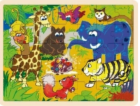 Dřevěné puzzle Džungle 35 prvků TOP BRIGHT