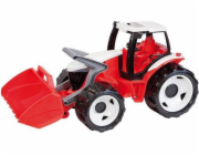 LENA Traktor se lžící 69cm modro-šedý plast 02055