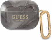 Kryt Guess Guess GUAPUNMK AirPods Pro black / black Marble Collection