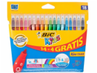 Bic FLAMPERS BIC KIDS KID COULEUR BOX 14 + 4 KS - 841802