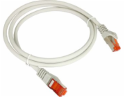 Patch-cord F/UTP cat.6 PVC 0.25m grey ALANTEC