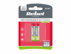 Baterie AAA (R03) nabíjecí 1,2V/900 mAh REBEL blistr