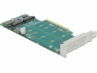 DeLOCK PCI Express x8 karta pro 2 x interní NVMe M.2 Key ...