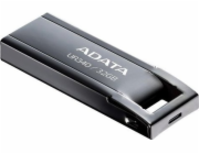 A-Data ADATA Flash Disk 32GB UR340, USB 3.2 Dash Drive, kov lesklá černá AROY-UR340-32GBK