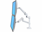 Ergotron LX Dual Stacking Arm, stolní ramena pro 2 lcd, f...