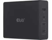 Club3D cestovní nabíječka 132W GAN technologie, 4xUSB-A a USB-C, PD 3.0 Support