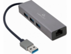 Gembird USB-A/LAN, 3x USB 3.0 A-AMU3-LAN-01