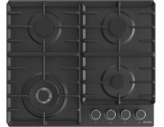 Gorenje Hob GW642AB Gas Number of burners/cooking zones 4 Rotary knobs Black