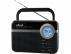 Rádio AKAI, PR006A-471U, přenosné, FM tuner s PLL, LCD di...