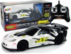 LeanToys Sports Car Racing R/C 1:24 Corvette C6.R bílá 2,...