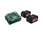 Metabo nabíječka ASC 55 + 2x akumulátor Li-Power 18V/4Ah