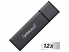 12x1 Intenso Alu Line        4GB USB Stick 2.0 anthrazit