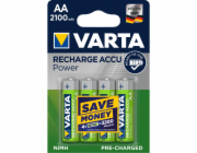 10x4 Varta Rechargeable Accu NiMh 2100 mAh Mignon VPE Innenk.