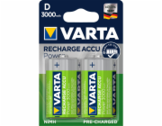 10x2 Varta Rechargeable Accu NiMh 3000 mAh Mono VPE Innenk.