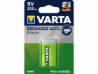 10x1 Varta Rechargeable Accu NiMh 200 mAh 9V-Block VPE In...